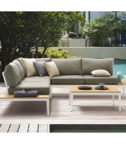 Kirch Wicker 5 - Person Garden Lounge Set with Cushions