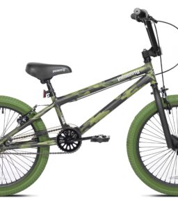 Kent BMX Kids Bicycle 20in Green Camouflage - Incognito