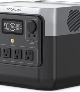 EF ECOFLOW RIVER 2 Pro Portable Power Station 768Wh LiFePO4 Battery. Black