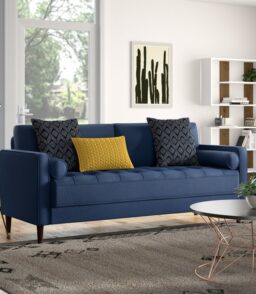 Garren 75.6'' Square Arm Tufted Sofa