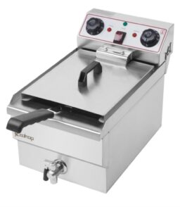 Electric Deep Fryer 8.5QT/8L Total Capacity. 12.5qt/11.8l - 1700W Blue Large Handle