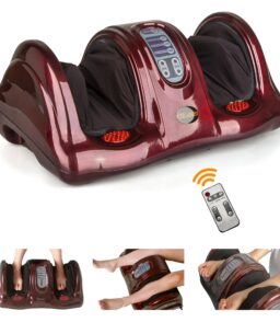 Electric Shiatsu Foot And Calf Massager - Red