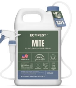 EcoPest Mite Spray Natural Killer For Dust. Bird. Spider. Scabies And Other Mites - 1 Gallon