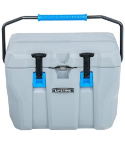 Lifetime Bear-Resistant High Performance Camping Cooler. 28 qt. 20 Can Capacity. Boulder Gray - 91289