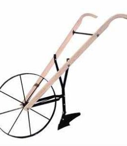tabindeal High Wheel Walk-Behind Cultivator With 24 in. Steel Wheel - BHW-24 Plow