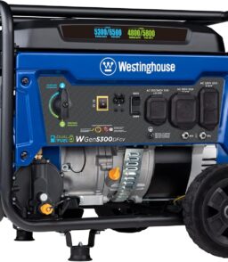 Westinghouse Dual Fuel Portable Generator 6500 Watt. Transfer Switch Ready. RV Ready. CO Sensor