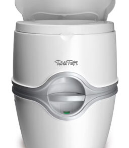 Thetford Porta Potti Portable Battery Powered Flush Travel Toilet. White - 565E