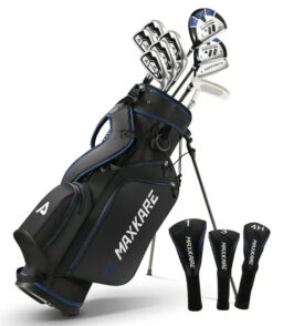 MaxKare Men's Regular 13-Piece Complete Golf Clubs Set With Stand Bag - Right-Handed