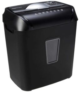 Amazon Basics 12-Sheet Cross-Cut Paper And Credit Card Home Office Shredder