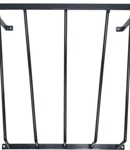 Dutch Ranch Steel Wall Hay Rack. Black. 18.5 in Long
