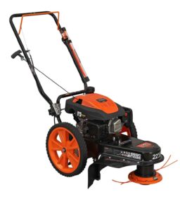 YARDMAX Gas Walk-Behind String Trimmer Mower. 22 in. 170cc