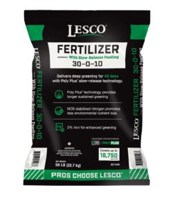 Lesco All-Purpose Lawn Fertilizer 30-0-10. 18750 Sq Ft - 2759162