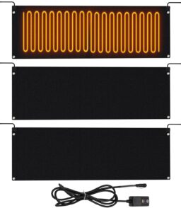 MEASUREMAN Snow Melting Mats - 20 x 60 Inch. 3 Pieces. Rubber Heated Mats