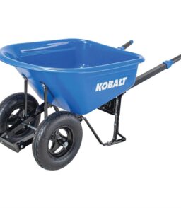 Kobalt Wheelbarrow 7-cu ft Dual Pneumatic Tires - PH7-S-2W-K 35284