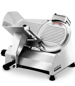 EuroChef Commercial Electric Meat Slicer. 10-Inch Stainless Steel Blade. 320W - EUC-CMS-3