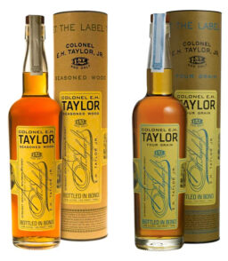 E.H. Taylor Seasoned Wood Bourbon And Four Grain Bundle - 750 ml. 100 Proof