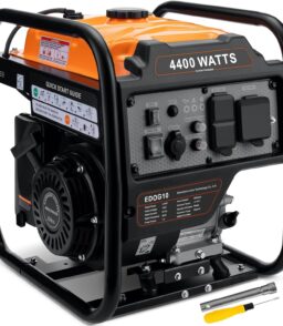 Oxseryn Open Frame Inverter Generator Gas Powered 4400 Peak Watts 3400 Running Watts 30A RV Outlet