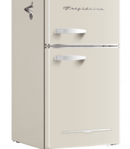 Frigidaire 3.1 Cu. Ft. 2-Door Retro Compact Refrigerator With Built-In Side Bottle Opener - Cream