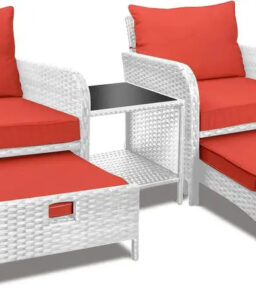 Leveleve 5-Piece Balcony Patio Conversation Set