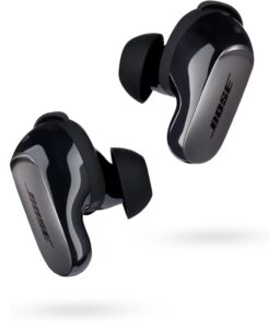 Bose QuietComfort Ultra Bluetooth Wireless Earbuds With Spatial Audio. 6 Hours Playtime. Black