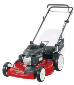 Toro Self-Propelled Gas Lawn Mower. 22 in Steel Deck. Honda Engine. 11 in Rear Wheels