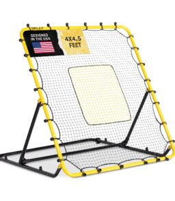Baseball & Softball Fielding Trainer Rebounder Net - Portable Practice Equipment