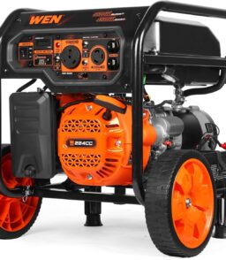 WEN 5600-Watt Portable Generator. Electric Start. 224cc. Transfer-Switch And RV-Ready - GN5602X