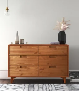 Yarber Groove 6 Drawer Double Dresser