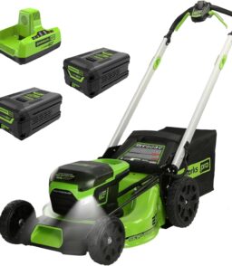 Greenworks Cordless Self-Propelled Lawn Mower 60V 21in - 2 x 4.0Ah Batteries