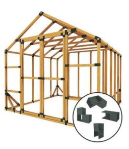 E-Z Frames DIY Storage Shed Kit. 10 X 10