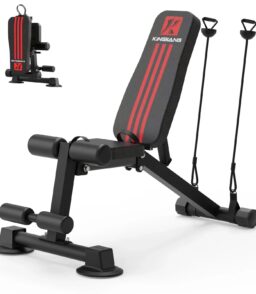 K Kingkang Adjustable Weight Bench. Foldable. 660LB