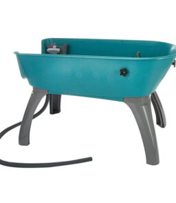 Elevated Dog Bath X-Large. Blue - 50 in x 21.25 in x 15 in